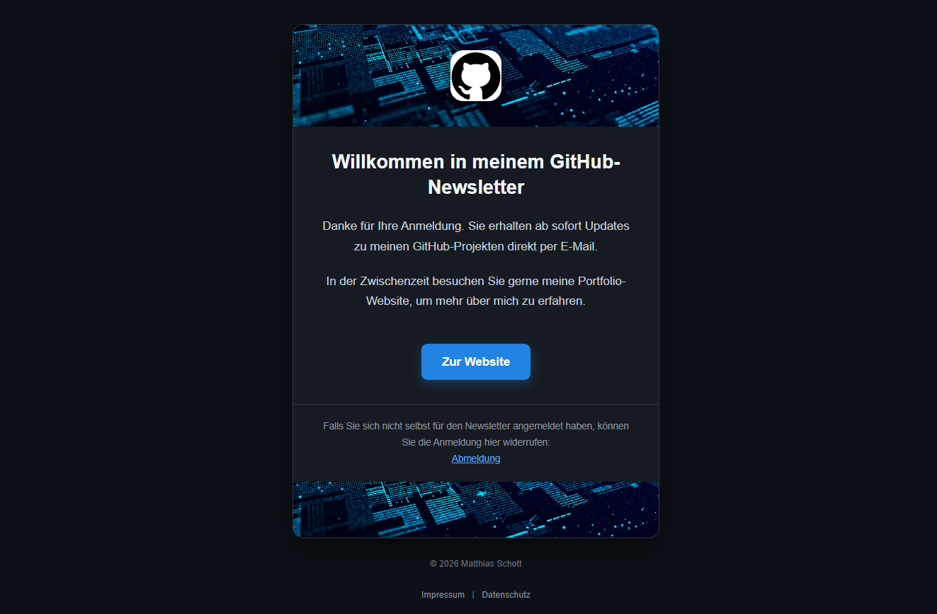 Willkommensmail